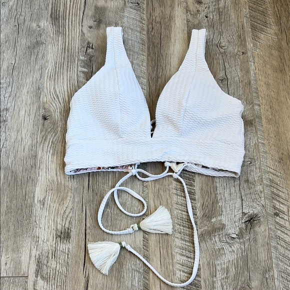 Maaji Reversible Multicolor Floral Bikini Top - Picture 5 of 6